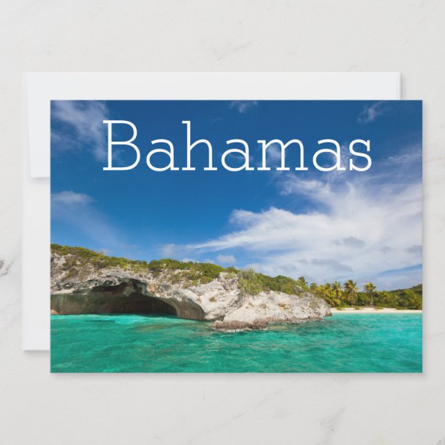 Mooie Caraïbische kust (Voorkant)