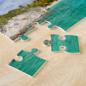 Mooie Caraïbische kust Legpuzzel (Zijkant)