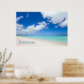 Mooie Caribische strand Poster (Keuken)