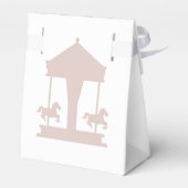 Mooie Carrousel Bloemen Zacht Roze Bedankdoosjes (Achterkant)