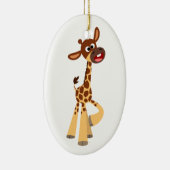Mooie Cartoon Baby Giraffe Ornament (Rechts)