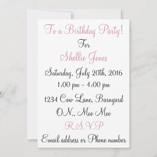 Mooie Cartoon Baby Koe met Zijn Favoriete Traktati Kaart (Achterkant)