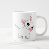 Mooie Cartoon Bull Terrier Jumbo Mok (Rechts)
