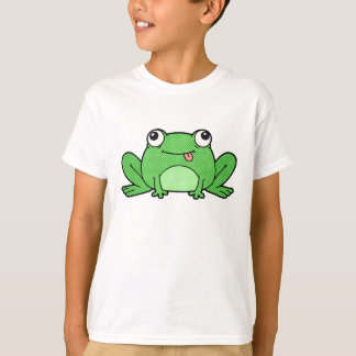 Mooie Cartoon Groene Kikker Kids T-Shirt