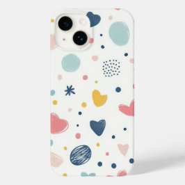 Mooie Cartoon Lucht Case-Mate iPhone 14 Hoesje