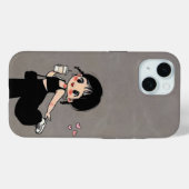 Mooie Cartoon Meisje Phonehoesje Case-Mate iPhone Case (Achterkant (horizontaal))