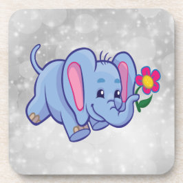 Mooie cartoon olifant bier onderzetter