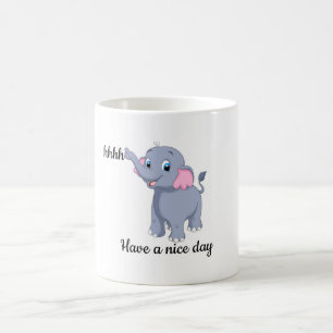 Mooie Cartoon Olifant Keramische Mok