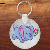 Mooie cartoon olifant sleutelhanger (Voorkant)