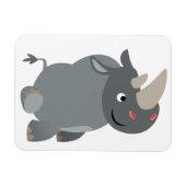 Mooie Cartoon Oplaadbare Neushoorn Flexibele Magne Magneet (Horizontaal)