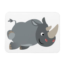 Mooie Cartoon Oplaadbare Neushoorn Flexibele Magne
