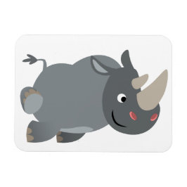 Mooie Cartoon Oplaadbare Neushoorn Flexibele Magne Magneet