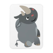 Mooie Cartoon Oplaadbare Neushoorn Flexibele Magne Magneet (Verticaal)