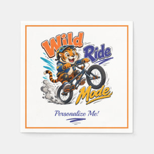 Mooie Cartoon Tijger BMX Fiets Kinderen Gepersonal Servet
