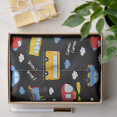 Mooie Cartoon Voertuigen Patroon Tissuepapier (Geschenk)