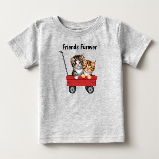 Mooie Cartoonkatten Peuter T-shirt (Voorkant)