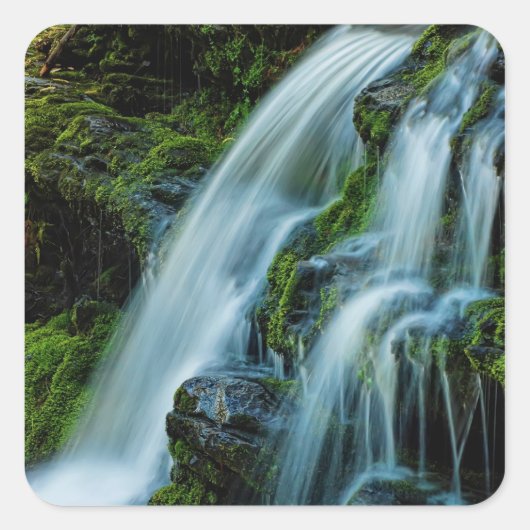 Mooie Cascade waterval Sticker (Voorkant)