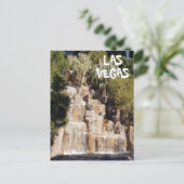 Mooie Casino Waterval Aan De Las Vegas Strip Briefkaart (Staand voorkant)