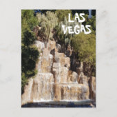 Mooie Casino Waterval Aan De Las Vegas Strip Briefkaart (Voorkant)