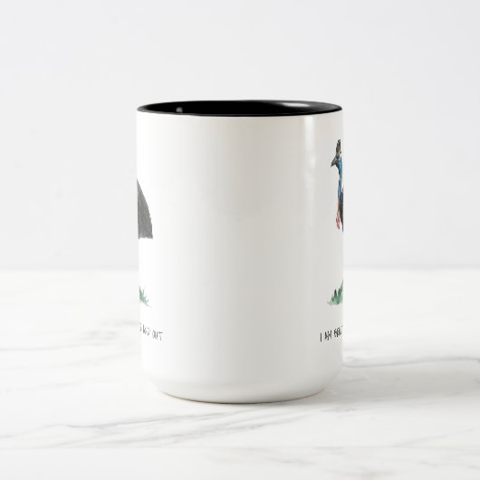 Mooie Cassowary Mok met twee-tonen koffie (Center)