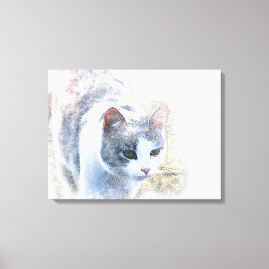 Mooie Cat Canvas Art (Voorkant)