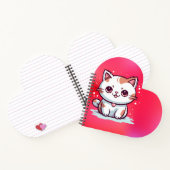 Mooie Cat Kawaii stijl Clipart-47758 Notitieboek (Binnen)