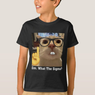 Mooie Cat Meme Clic Art Schattige Kitten Erm T-shirt