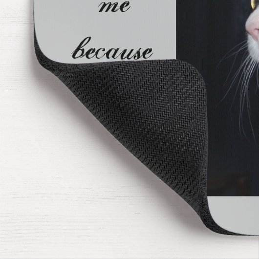 Mooie Cat Mousepad Muismat (Hoek)