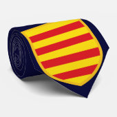 Mooie Cataloniaanse vlag Stropdas (Opgerold)