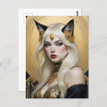 Mooie catgirl, Postcrossing