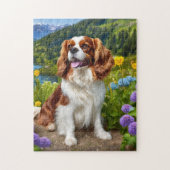Mooie Cavalier King Charles spaniel puzzel Legpuzzel (Verticaal)