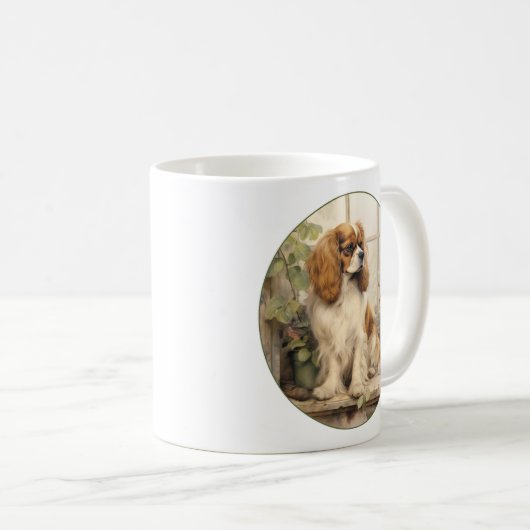 Mooie Cavalier Spaniel Koffiemok (Voorkant rechts)