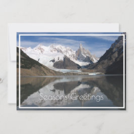Mooie Cerro Torre, Patagonia, Bergzicht Feestdagenkaart