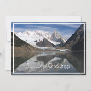 Mooie Cerro Torre, Patagonia, Bergzicht Feestdagenkaart