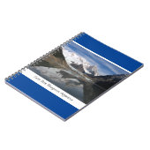 Mooie Cerro Torre, Patagonië, Mountain Uitzicht Notitieboek (Linkerzijde)