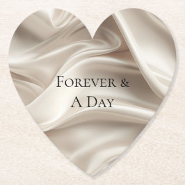 Mooie Champagne Gouden Romantische Nep Satijn Kartonnen Onderzetters