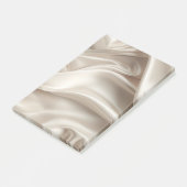 Mooie Champagnetinten Goud Romantische Nep Satijne Post-it® Notes (Schuin)