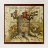 Mooie champignonzetjes ~ Toadstool Oekraïne 1999 Legpuzzel (Verticaal)