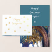 Mooie Chandelier in de kathedraal Folie Kaarten (Display)