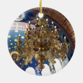 Mooie Chandelier in de kathedraal Keramisch Ornament (Achterkant)