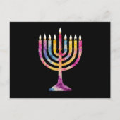 Mooie  Chanoeka Menorah Happy Chanoeka Briefkaart (Voorkant)