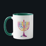 Mooie  Chanoeka Menorah Happy Chanoeka Mok<br><div class="desc">Mooie  Chanoeka Menorah Happy Chanoeka</div>