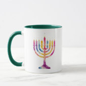 Mooie  Chanoeka Menorah Happy Chanoeka Mok (Links)