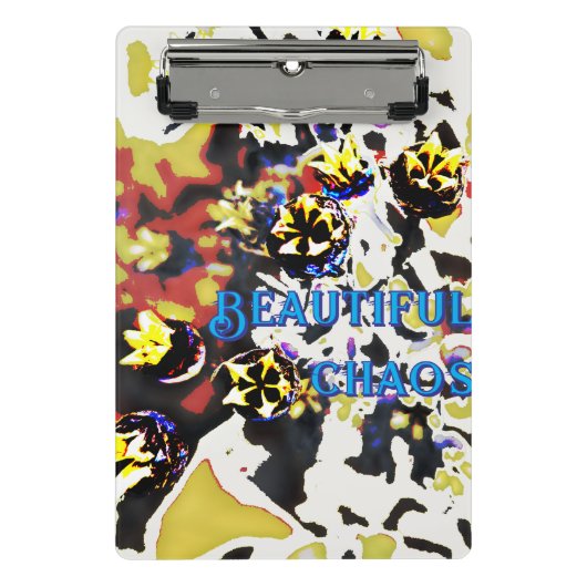 Mooie Chaos Mini Klembord (Voorkant)