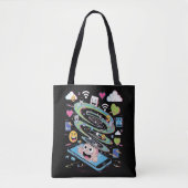 Mooie Chaos Tote Bag (Voorkant)