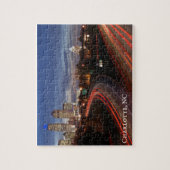 Mooie Charlotte NC Skyline Highway in Dusk Legpuzzel (Verticaal)