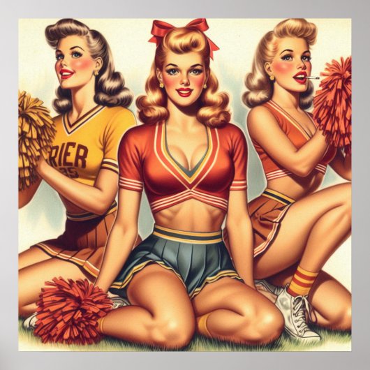 Mooie Cheerleaders Poster (Voorkant)