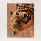 Mooie Cheetah Predator, Jigzaag Puzzle Legpuzzel (Verticaal)