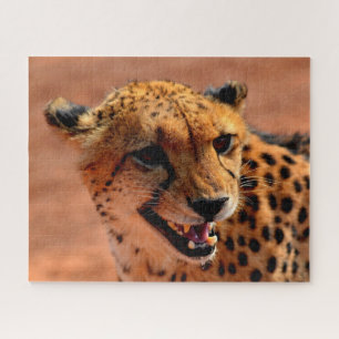 Mooie Cheetah Predator, Jigzaag Puzzle Legpuzzel