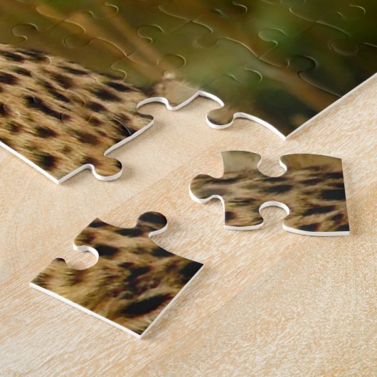 Mooie Cheetah Siblings, Jigzaag Puzzle Legpuzzel (Zijkant)